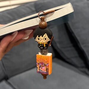 Harry Potter Charm Keyring Bag Accessory - Brown